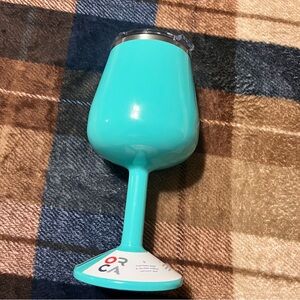 NWT Turquoise Wine Tumbler